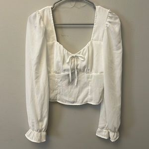 NWT Fashion Nova White Top